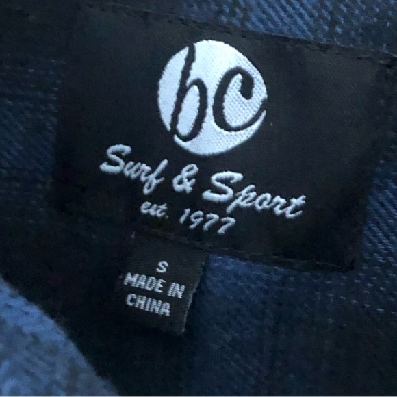 Plaid Flannel Mens Large - BC Surf and Sport - Mens Small - Picture 3 of 3